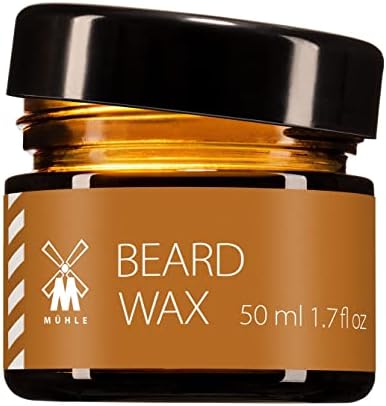 MÜHLE Beard Wax, 50ml | Fresh Bergamot & Cedarwood Fragrance | Smooth Textured Beeswax | Natural Beard Care Wax Balm | Perfect for Everyday Use | Luxury Beard Wax for Men