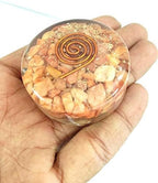 Jet Energized New Pink Moonstone Orgone Tower Buster Orgonite Piezo Electric EMF Protection Generator Frequency Ions Tested Cloud Chem Buster 40 Page Jet International Image is JUST A Reference
