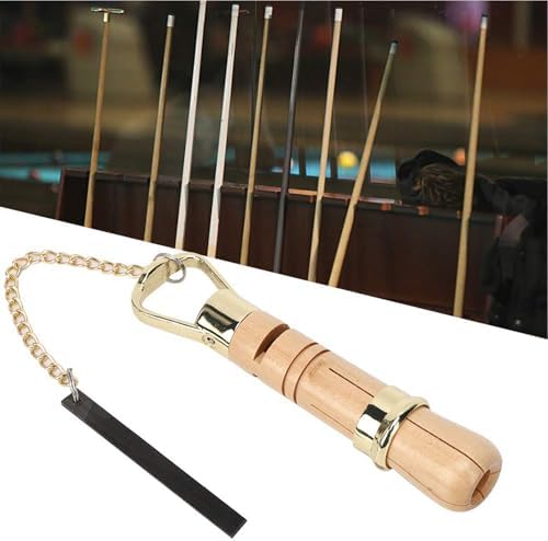 Professional Wooden Cue Tip Clamp Billiard for Secure Maintenance Billiard Accessories Easy to Use Practical Small Tip Replacement Tool