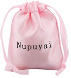 Nupuyai Soap Shape Healing Palm Stone, Smooth Pocket Worry Crystal,Green Aventurine,Set of 2