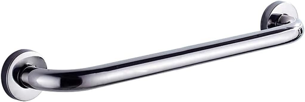 Safety Grab Bar for Bathtub,Handicap Grab Bars Brushed Nickel for Bathroom, Handrail with Sturdy Base Safety Support Rail for Bathtubs and Showers, Toilet Assist/Silver/48Cm