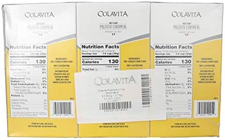 Colavita Instant Polenta Cornmeal, 16 Ounce (Pack of 6)