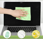 Mini Skater 100Pcs Eyeglasses Cloth Cleaning 13x13cm Microfiber Glasses Cleaning Cloth for Lenses Camera Phone Screen Cleaning Wipes Eyeglass Cleaning Cloth Glasses Accessories, 4 Colors