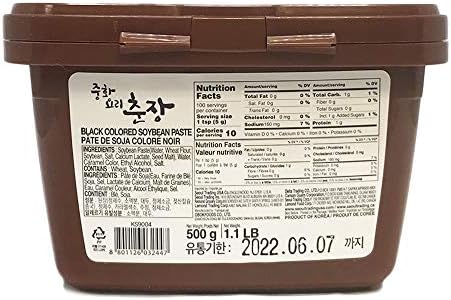 Obok Chunjang, Black Bean Paste Essential for Jjajang Sauce, 500g