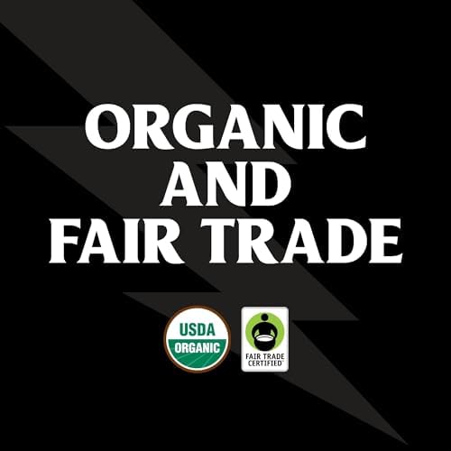 Death Wish Coffee, Valhalla Java Odinforce Blend Whole Bean, USDA Organic and Fair Trade, 12 oz (Pack of 1)