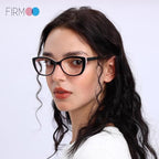Firmoo Blue Light Blocking Computer Reading Glasses Vintage Cateye Acetate Frame for Women 0.5x-3.0x