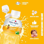 Mogu Mogu Drink Pineapple Juice (6 Bottles) Delicious drinks made with fruit juice and nata de coco (coconut jelly) Fun chewable juice boxes for kids. Juice bottles made for adults and kids ready to drink juices