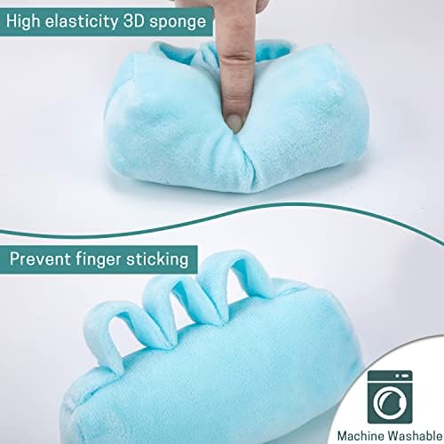 SWISSELITE Hand Contracture Cushion, Palm Grip with Elastic Band or Separator, Hand Grab Pad for Stroke Recovery, Help with Hand Rehabilitation