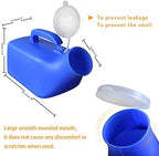 Men's urinals for Men 2000 ml Super Large Capacity Portable Male Urine Cups Hospital Bed with lid Pee Bottles for Men (Pack of 1)