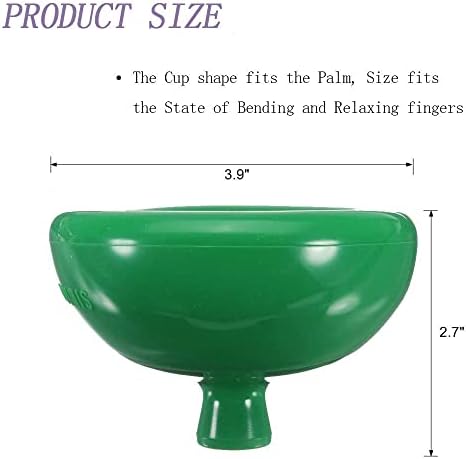 Fanwer Palm Chest Percussion Cup (Big) - Chest Physical Therapy Cup, Break up Mucus, Phlegm Remover, Percussion Treatment for Expectoration Problem and Long-Term Bed Rest Basic Nursing Work