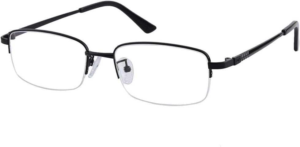 Reading Glasses Half Rim Readers Mens Womens Spectacles Eyewear Classic Black Frame