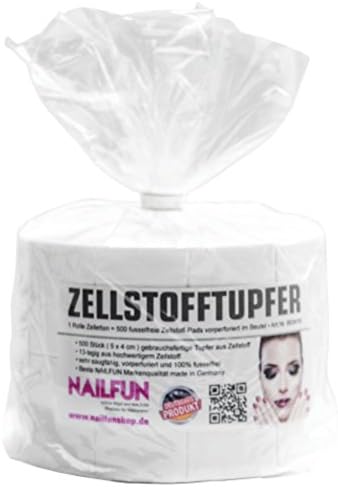 500 cellulose pads on a roll, cellulose pads