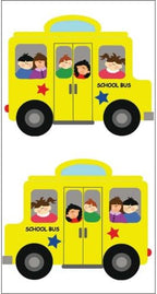 Creative Converting Swankies School Bus Fashion Decorative Pocket Tissue Package for Parties