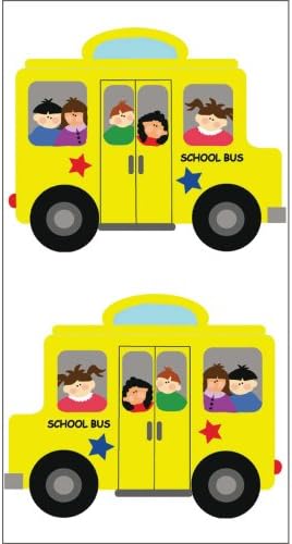 Creative Converting Swankies School Bus Fashion Decorative Pocket Tissue Package for Parties