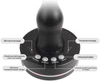 Meridian Brush, Red Light Electric Heating Back Massager for Cellulite, Radiant and Smoother Skin - With Control Panel and Body Brush