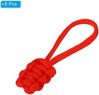 PATIKIL Zipper Pulls Replacement, 6 Pack Extension Cord Handle Fix Pull Tab Extender Fixer Slider Head Repair Kit for Luggage Backpack Jacket, Red