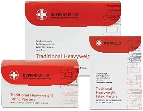 Reliance Medical 2210 Dependaplast Assorted Fabric Bandage, Plastic (Pack of 1000)