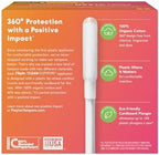 Playtex Clean Comfort Organic Cotton Tampons, Super Absorbency, Fragrance-Free, Organic Cotton - 30ct