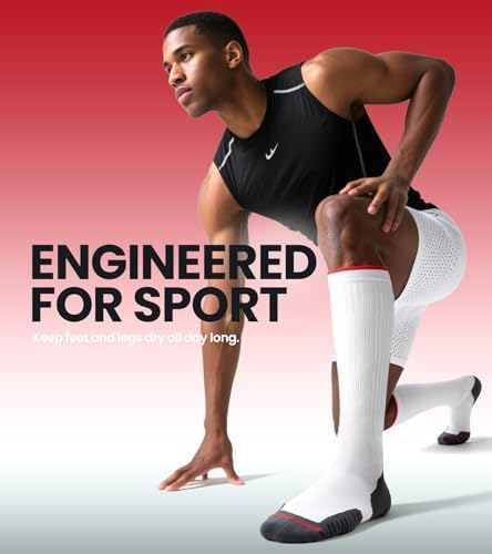RUIXUE Compression Socks for Women Men 2 Pairs, 15-20mmHg Graduated Circulation Support for Flying, Nurses, Athletic, Travel