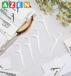 AZEN 300 Count Dental Floss Bulk, Individually Wrapped Floss Picks, Toothpicks Flossers for Adults, Ideal Travel Flossers for Deep Cleaning