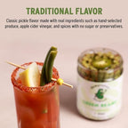 Gourmet Pickled Red Onions, Tangy, Sweet & Crisp, No Sugar, Preservatives or Artificial Colors, Made with Apple Cider Vinegar & Hand-Blended Spices,16 oz Jar (1 Pack)