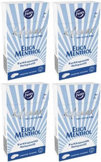 4 boxes x 38g of Fazer Xylimax Eucamenthol Sugar Free 100% Xylitol Pastilles Drops Dragees Mints Candy Sweets