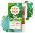Spice Tailor 3 Simple Steps Restaurant Quality Meals in Minutes Kits Ready in 10 Minutes (3 Pack, Thai Green Curry)