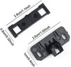2 Set Trimmer Cam Follower Swing Head Guide Block Plastic Tongue for BaBylissPRO BaByliss PRO FX707 FX787 FX726 FX707B FX707Z Trimmer Blade Replacement Repair Outliner Hair Clipper