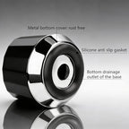 ERAVOR Men's Shaving Razor Stand, Zinc Alloy, Safety Razor Holder Base, Opening Dia 0.75" (1.9cm), Razor Holder for Men (Black)