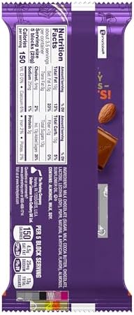 CADBURY DAIRY MILK Roast Almond Milk Chocolate Candy Bar, 3.5 oz