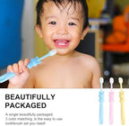 3pcs Toothbrushes Manual Toothbrush Soft Bristles Oral Care Tool for 2-8 Years Boys with Cartoon Rabbit Design