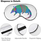 Colorful Animals Sleep Mask Comfort Travel Eye Masks with Adjustable Elastic Strap Soft Funny Block Light Sleep Eye Cover for Side Sleeper for Nap Men Women Gift
