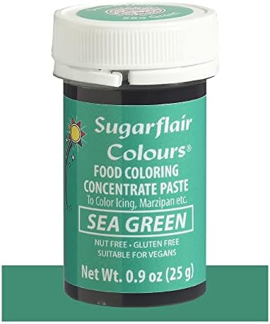 Sugarflair Food Coloring Concentrate Paste, 25 Grams Sea Green
