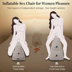 Sex Toy Mount Sex Pillow for Women Pleasure, Sex Bondage Chair BDSM Toy for Couples, Inflatable Sex Furniture Sex Cushion with Handcuffs for Adults Bedroom
