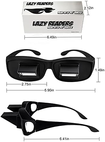okcsc Horizontal Lazy Glasses Lying Down Bed Reading Watching HD Lazy Readers Glasses