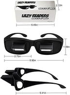 okcsc Horizontal Lazy Glasses Lying Down Bed Reading Watching HD Lazy Readers Glasses