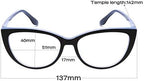 CRGATV 3 Pack Reading Glasses Blue Light Blocking Stylish Cat Eye Computer Readers Anti Eyestrain & Glare for Women