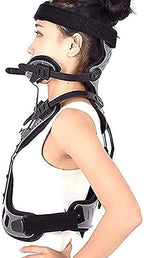 Head Neck Chest Orthosis, Orthosis Brace Back, Adjustable Neck-Thorax Orthosis U Lumbar Support for The Relief of Injuries to The Neck and Upper Back