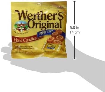 Werther's Original Sugar Free Hard Candies 1.46 Oz (3 Pack)