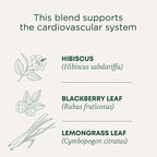 Traditional Medicinals Organic, Hibiscus Tea - Supports Normal Heart Health & Cardiovascular Wellness - Kosher, Non-GMO, Caffeine-Free, Compostable - 16 Tea Bags