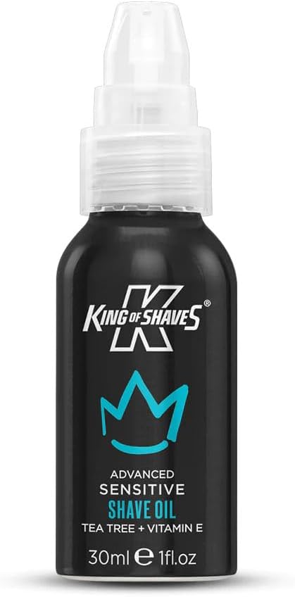 King of Shaves Sensitive Advanced Shaving Oil With Handy Pump 1.01 fl oz