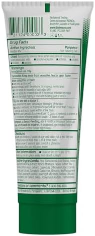 Biofreeze Menthol Pain Relieving Gel Colorless Gel 3 FL OZ Tube for Pain Relief Associated with Sore Muscles, Arthritis, Simple Backaches, and Joint Pain (Packaging May Vary)