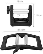 kwmobile Plastic Toothpaste Tube Squeezer - Large Multifunctional Tube Wringer Roller Dispenser for Hair Color Dye, Paint Tubes, Hand Cream, Cosmetics