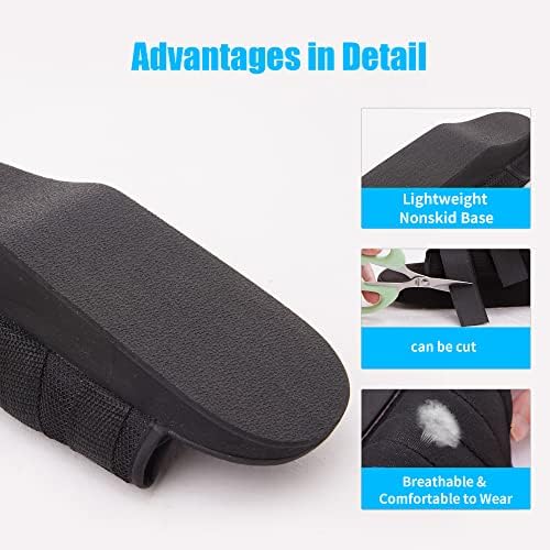 GHORTHOUD Post-op Shoes Heel Wedge Healing Shoe Lightweight Heel Relief Medical Orthopedic Foot Brace Off-loading Shoes for Ulcerations, Feet Wounds(Large)