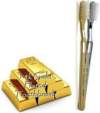 55Dental Gold Toothbrush | Tynex Bristle | Medium Soft | 18K Gold Plated Toothbrush