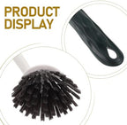 TIDTALEO Kitchen Dishwashing Brush with Long Handle Pot Cleaning Brush and Pan Scrubber for Pots Bowls and Dishes Dark Green