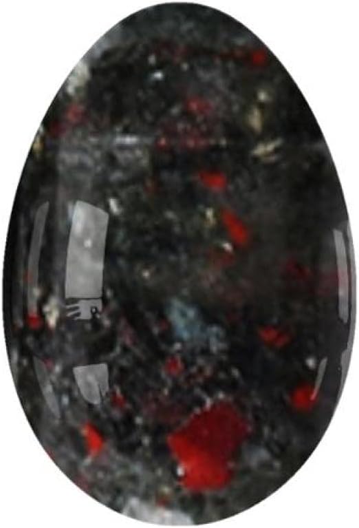Undrilled Yoni Egg Natural Stone Jade Egg for Kegel Exercise Rose Quartz Yoni Egg,Blooded Stone,30x20mm
