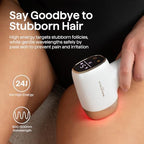Wavytalk IPL Hair Removal Device, Bare It for Face Body Bikini – Long-Lasting Result & Painless, Full Body in 12 Mins with 24J Dual-Pulse & Ice Cooling, At-Home Use for Women and Men, Corded