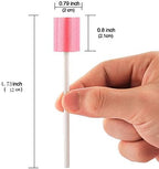 Wellgler's Oral Care Swabs Disposable- Pink 100 Counts