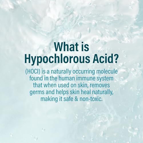 A+D Advanced Dermatitis Care Hydrogel Spray with Hypochlorous Acid 4 oz.– Cooling Antimicrobial Spray for Eczema, Psoriasis & Rosacea-Prone Skin, Reduces Itch, Redness & Inflammation